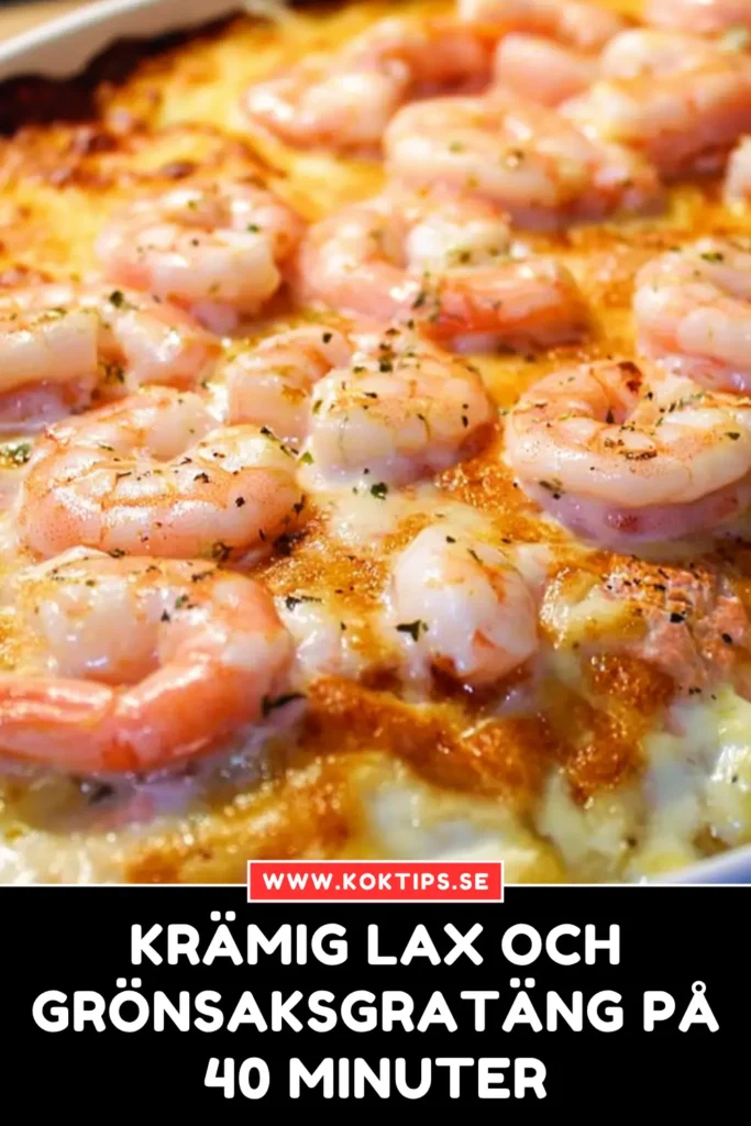 Krämig Lax och Grönsaksgratäng på 40 Minuter