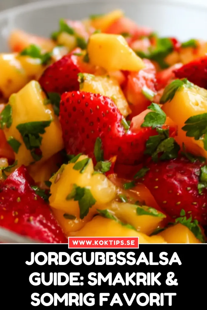 Jordgubbssalsa Guide: Smakrik & Somrig Favorit