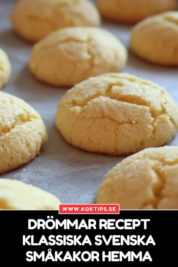 Drömmar recept: Klassiska svenska småkakor hemma