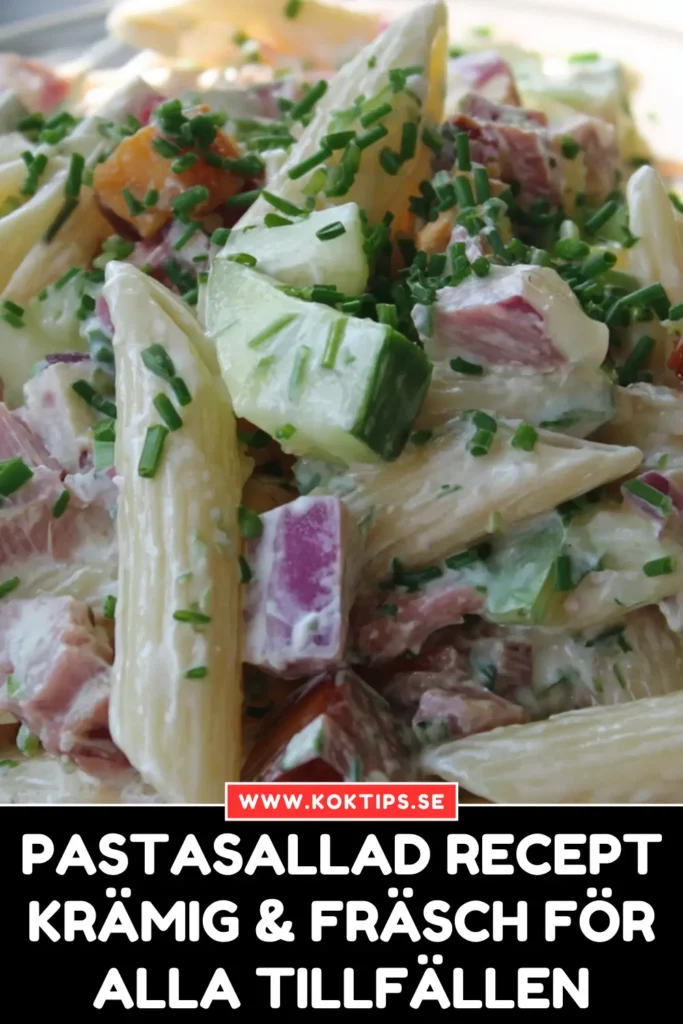 Pastasallad Recept: Krämig & Fräsch för Alla Tillfällen