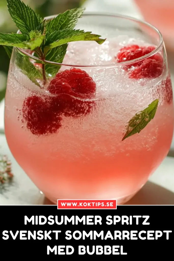 Midsummer Spritz: Svenskt Sommarrecept med Bubbel