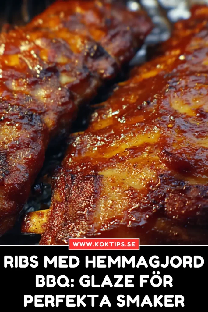 Ribs med hemmagjord BBQ: glaze för perfekta smaker