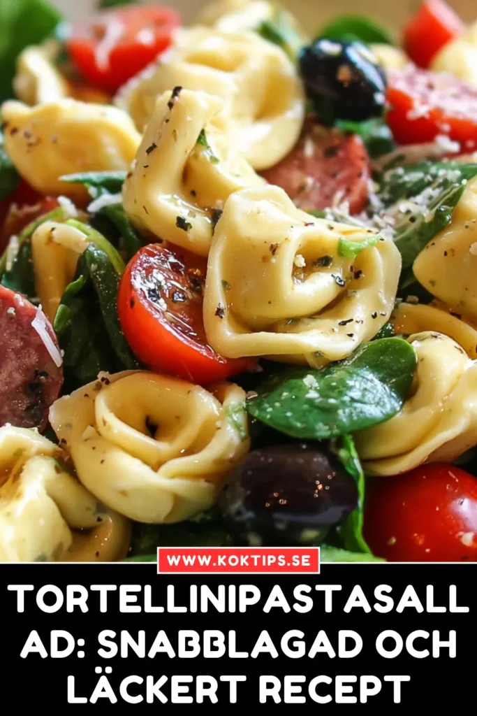 Tortellinipastasallad: Snabblagad och Läckert Recept