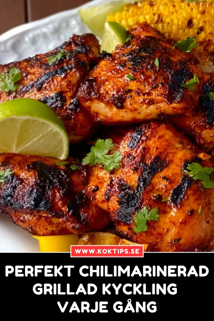 Perfekt chilimarinerad grillad kyckling varje gång