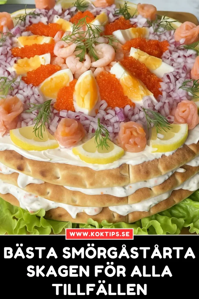 Bästa Smörgåstårta Skagen för alla tillfällen