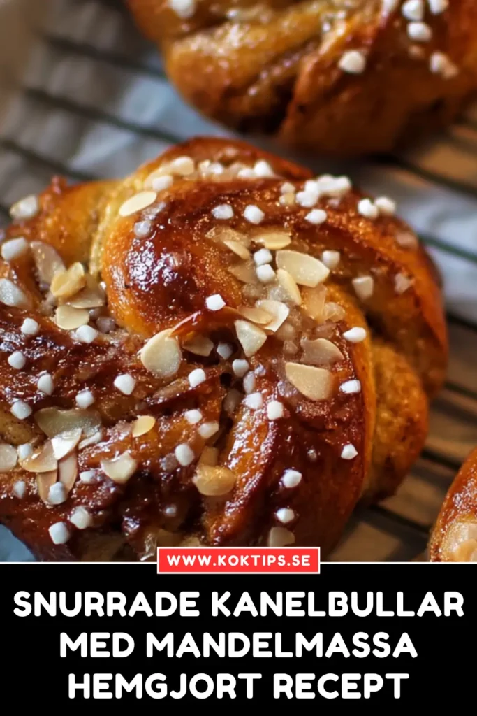 Snurrade Kanelbullar Med Mandelmassa: Hemgjort Recept