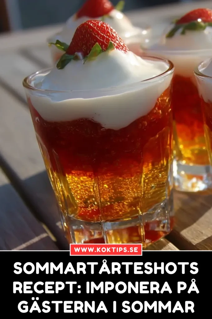 Sommartårteshots Recept: Imponera på Gästerna i Sommar