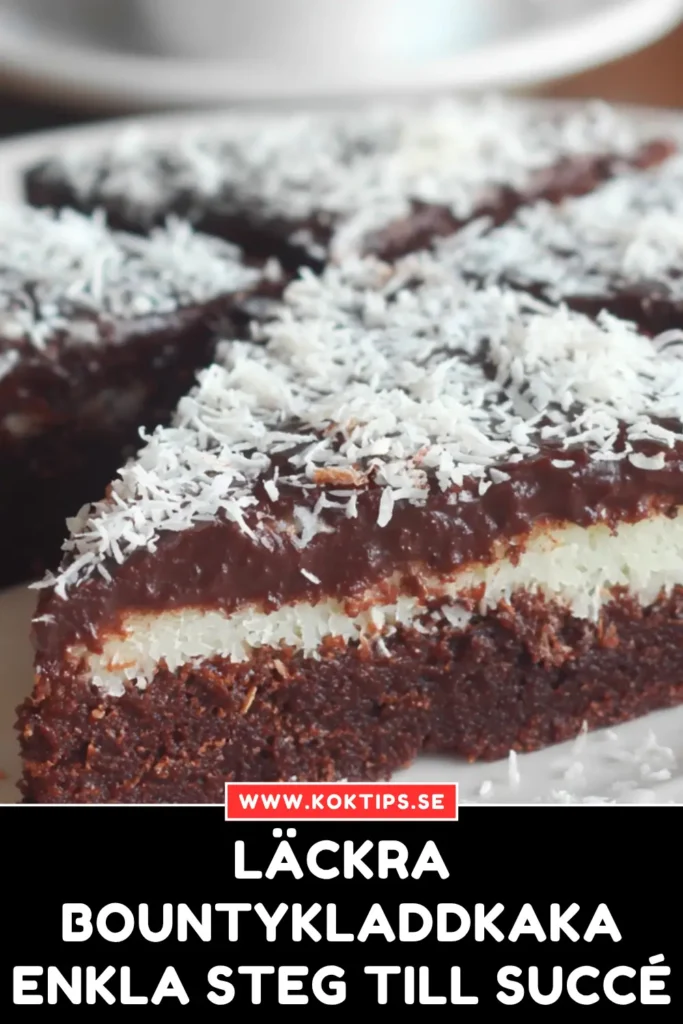 Läckra Bountykladdkaka: Enkla steg till succé