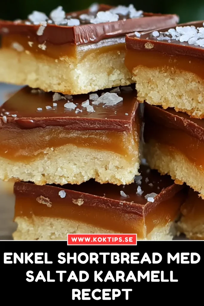 Enkel Shortbread med Saltad Karamell Recept