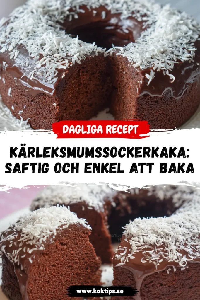 Kärleksmumssockerkaka: saftig och enkel att baka