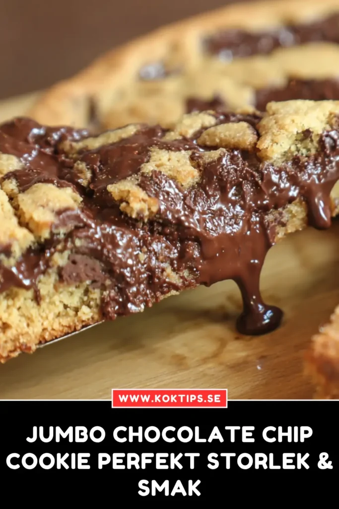 Jumbo Chocolate Chip Cookie: Perfekt Storlek & Smak