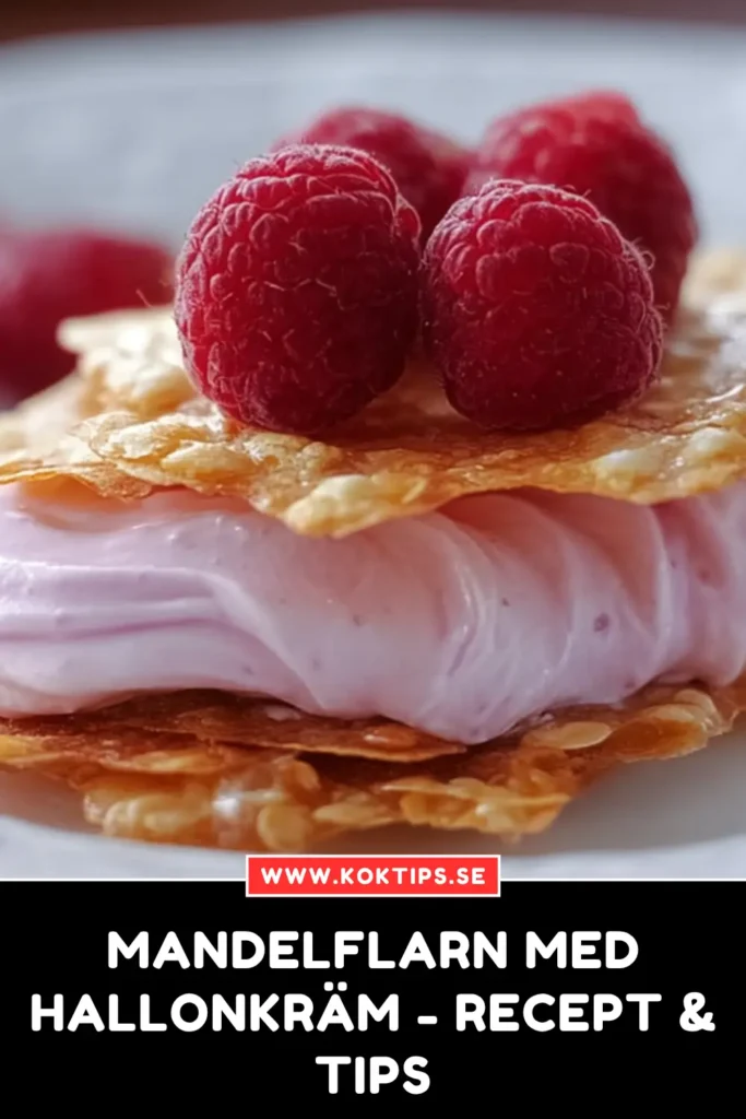 Mandelflarn med hallonkräm: Recept & Tips