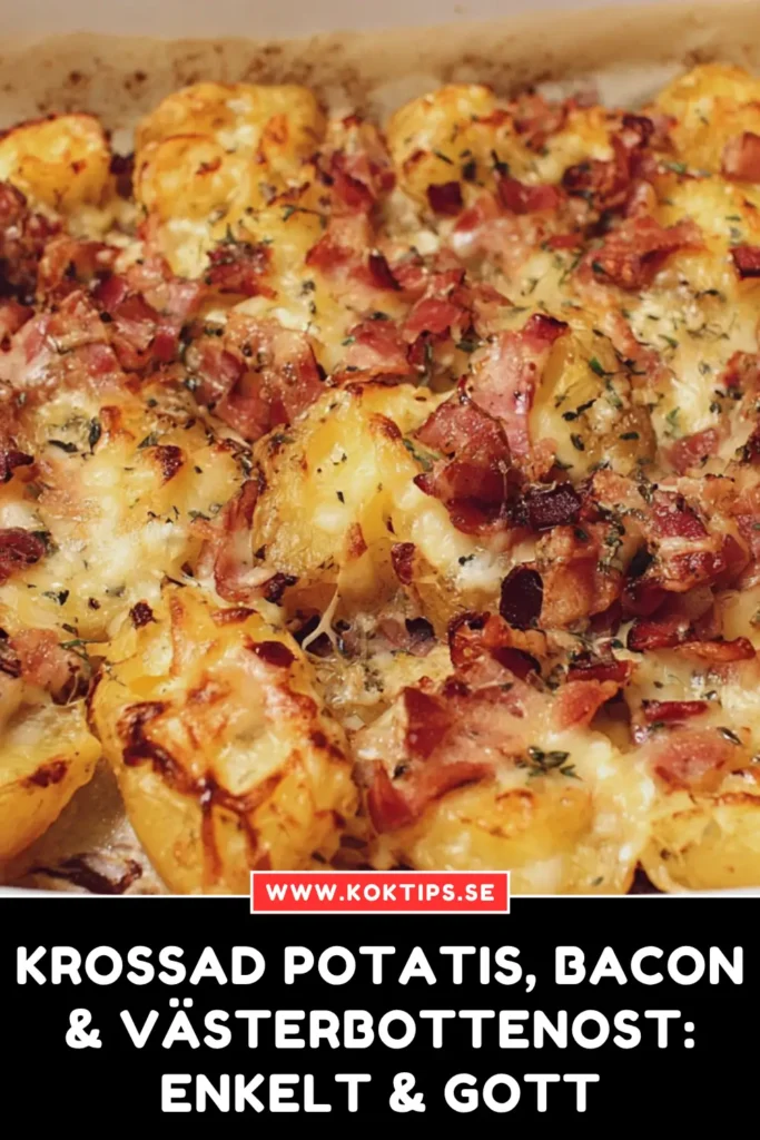 Krossad potatis med bacon