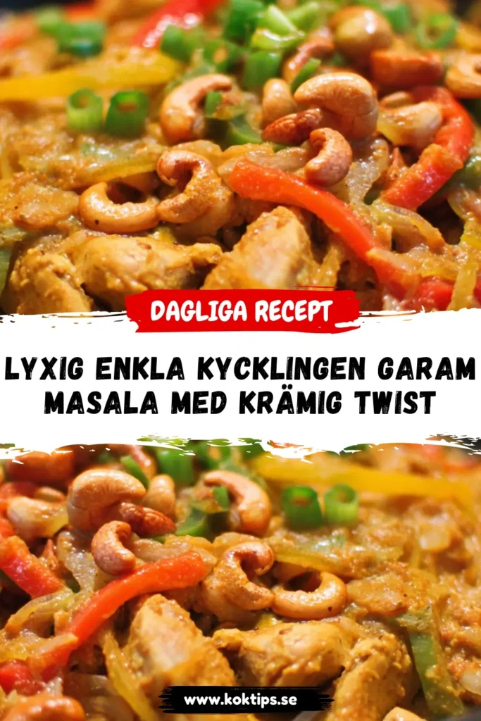 Lyxig Enkla kycklingen Garam Masala med krämig twist
