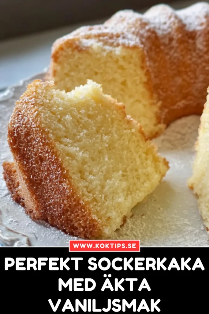 Perfekt Sockerkaka med äkta vaniljsmak