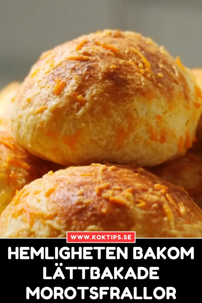 Hemligheten bakom lättbakade morotsfrallor