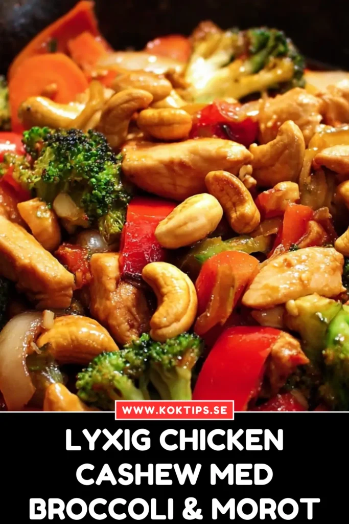 Lyxig Chicken cashew med broccoli & morot