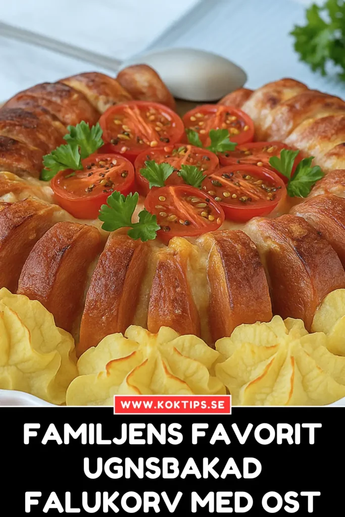 Familjens Favorit: Ugnsbakad Falukorv med Ost