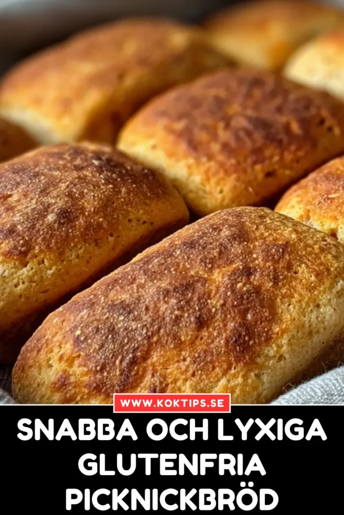 Snabba och lyxiga Glutenfria picknickbröd