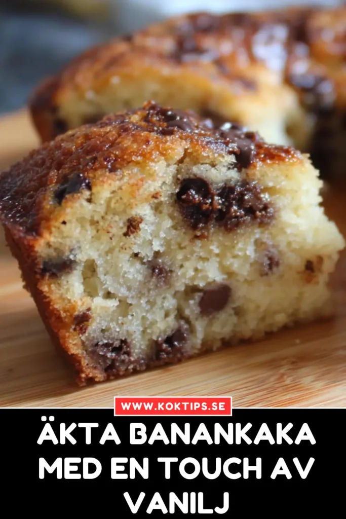 Äkta Banankaka med en touch av vanilj
