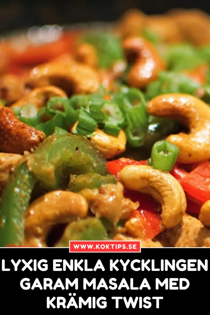 Lyxig Enkla kycklingen Garam Masala med krämig twist