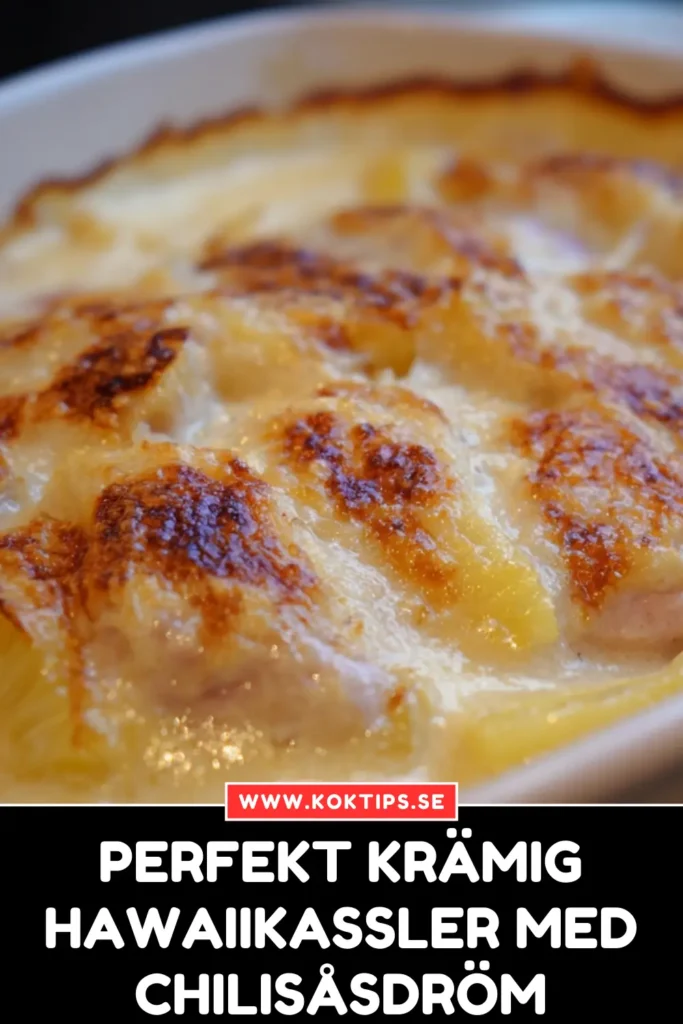 Perfekt Krämig Hawaiikassler med Chilisåsdröm