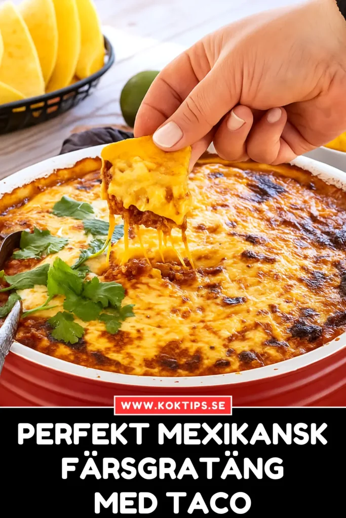Perfekt Mexikansk Färsgratäng med Tacosmak