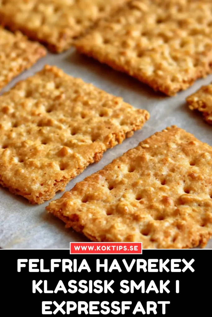 Felfria Havrekex: Klassisk Smak i Expressfart