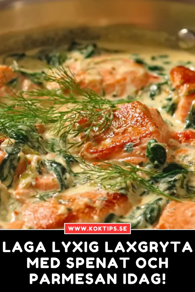 Laga lyxig laxgryta med spenat och parmesan idag!