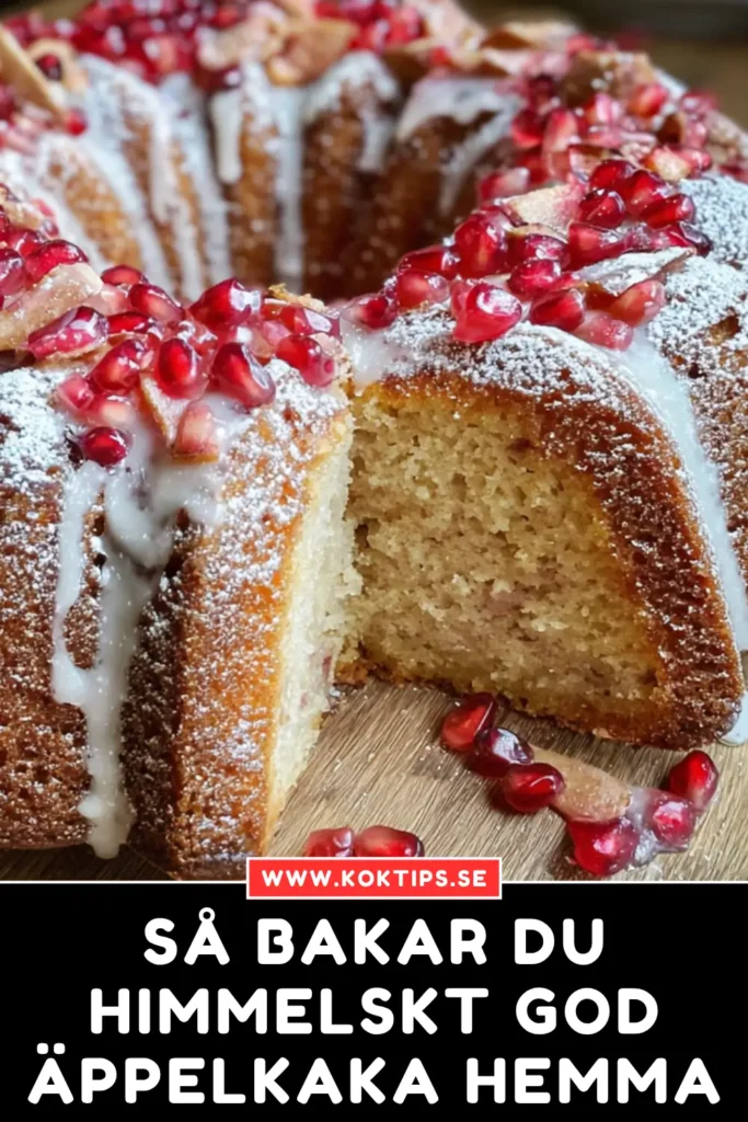 Så bakar du himmelskt god äppelkaka hemma