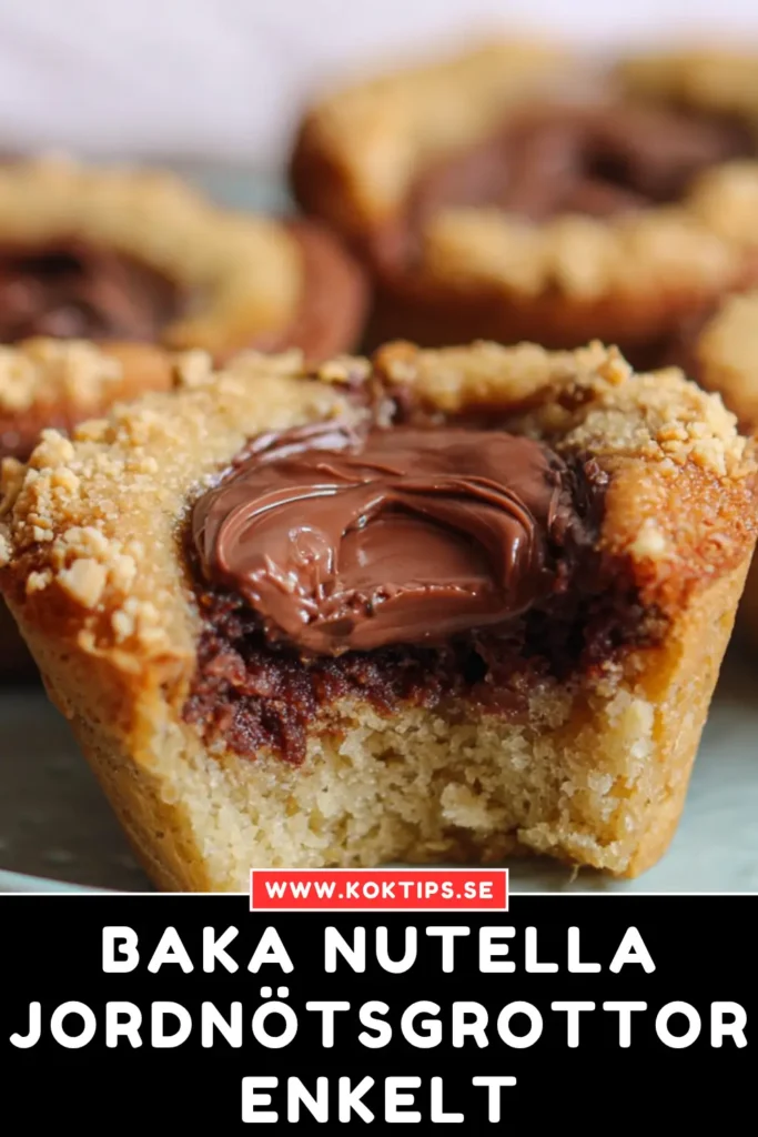 Baka Nutella & jordnötsgrottor enkelt idag