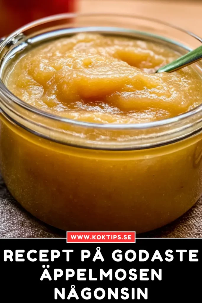 Recept på godaste äppelmosen någonsin