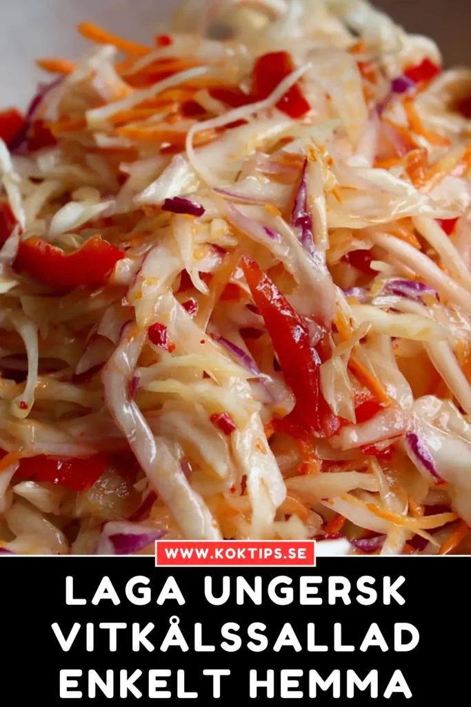 Laga Ungersk vitkålssallad enkelt hemma