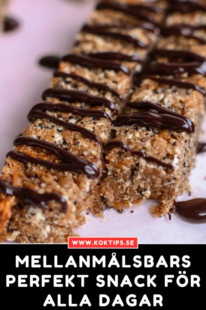 Mellanmålsbars: Perfekt Snack för Alla Dagar