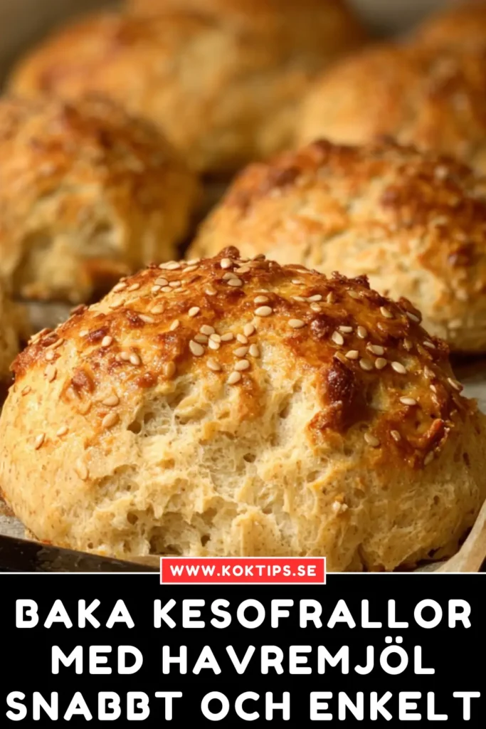 Baka Kesofrallor Med Havremjöl: Snabbt och Enkelt