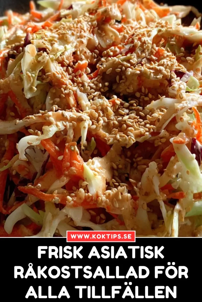 Frisk Asiatisk Råkostsallad för Alla Tillfällen
