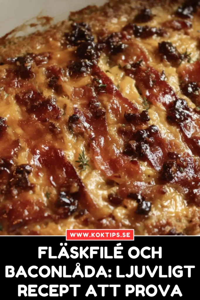 Fläskfilé och baconlåda: Ljuvligt recept att prova