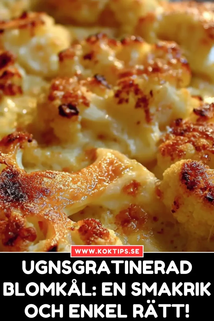 Ugnsgratinerad blomkål: En smakrik och enkel rätt!