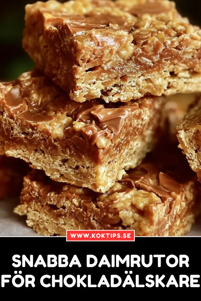 Snabba Daimrutor för chokladälskare