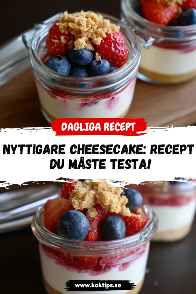 Nyttigare Cheesecake: Recept du måste testa!