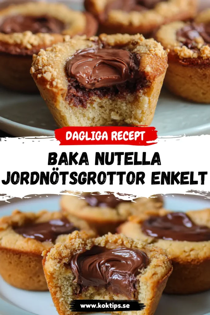Baka Nutella & jordnötsgrottor enkelt idag