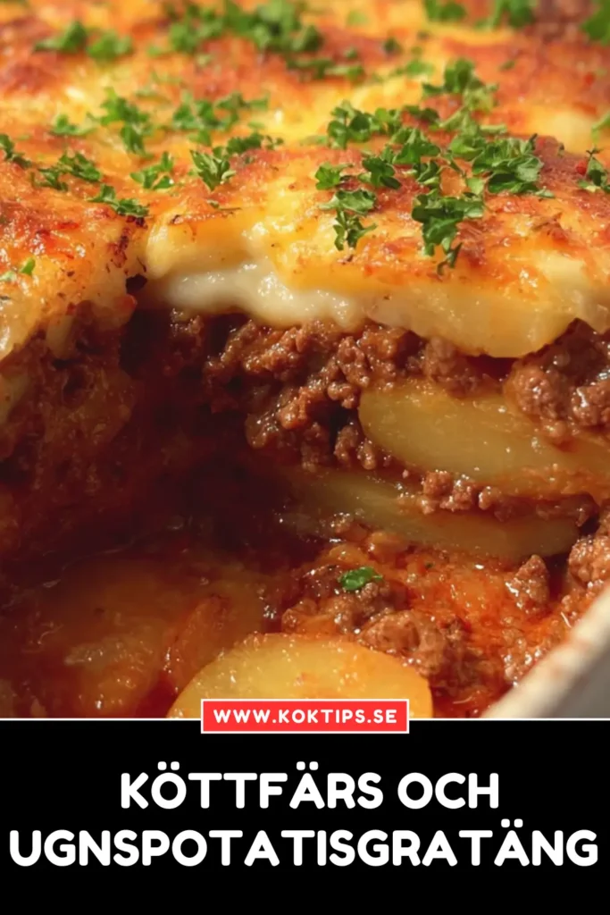 Köttfärs Och Ugnspotatisgratäng: Perfekt Middag