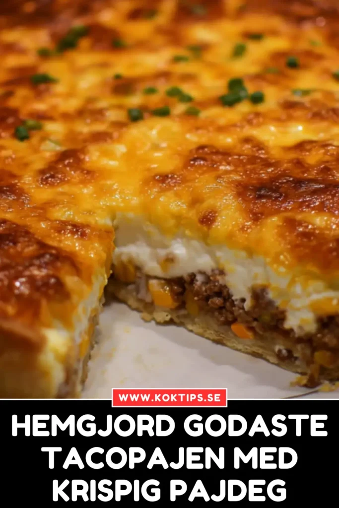 Hemgjord Godaste Tacopajen med krispig pajdeg