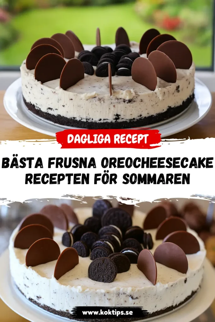 Bästa Frusna Oreocheesecake Recepten för Sommaren
