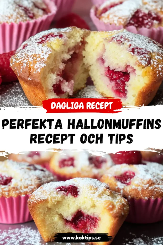 Perfekta hallonmuffins: Recept och tips