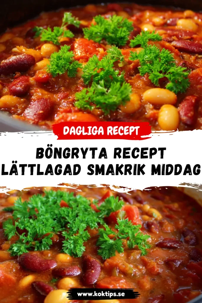Böngryta Recept: Lättlagad & Smakrik Middag