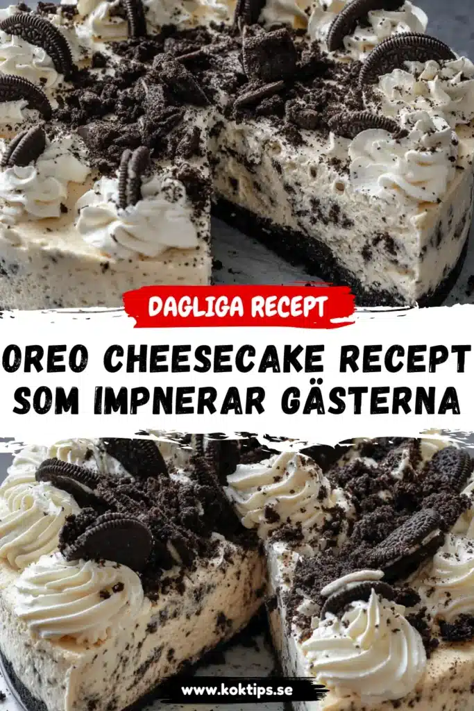 Oreo Cheesecake Recept som Impnerar Gästerna