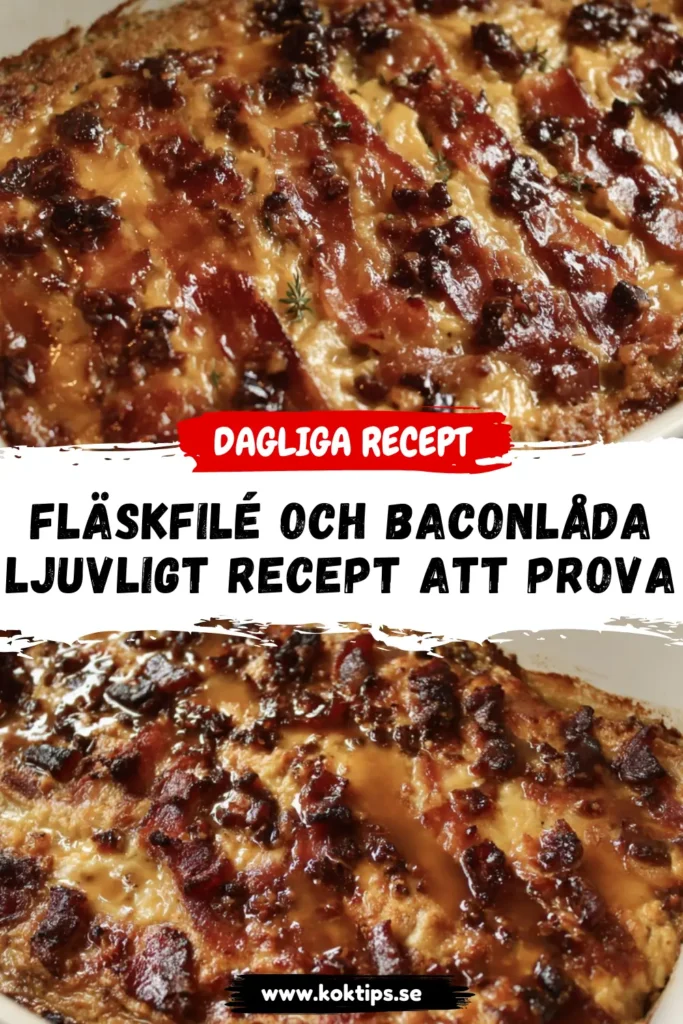 Fläskfilé och baconlåda: Ljuvligt recept att prova