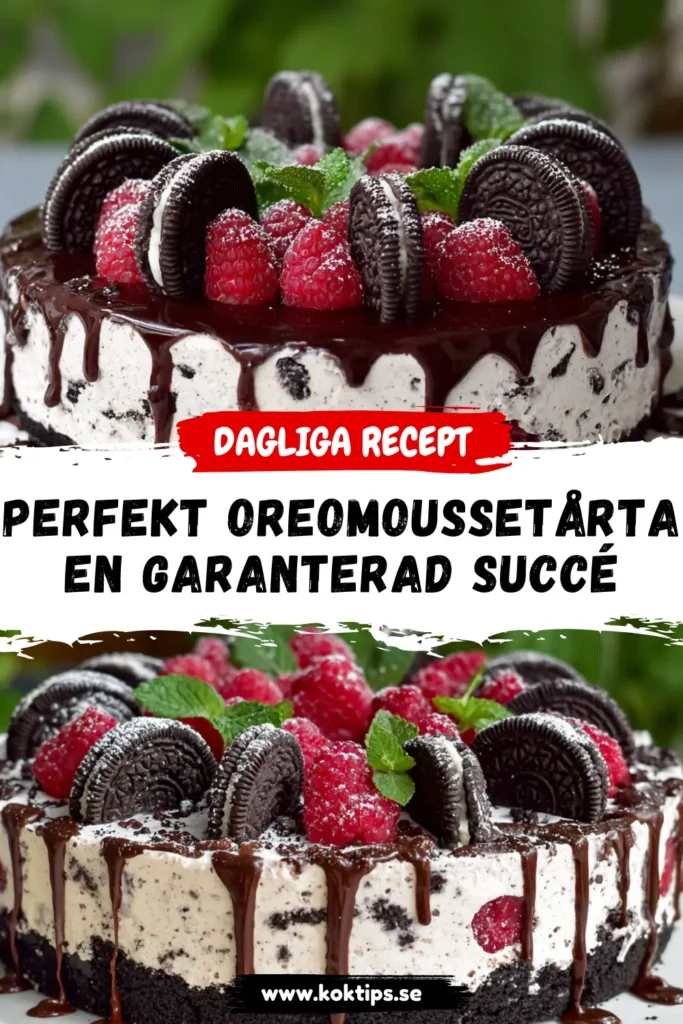 Perfekt Oreomoussetårta: En Garanterad Succé