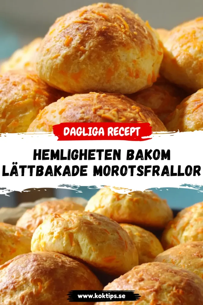 Hemligheten bakom lättbakade morotsfrallor